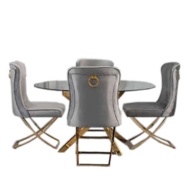 Donatella 5 Piece Dining Room Set