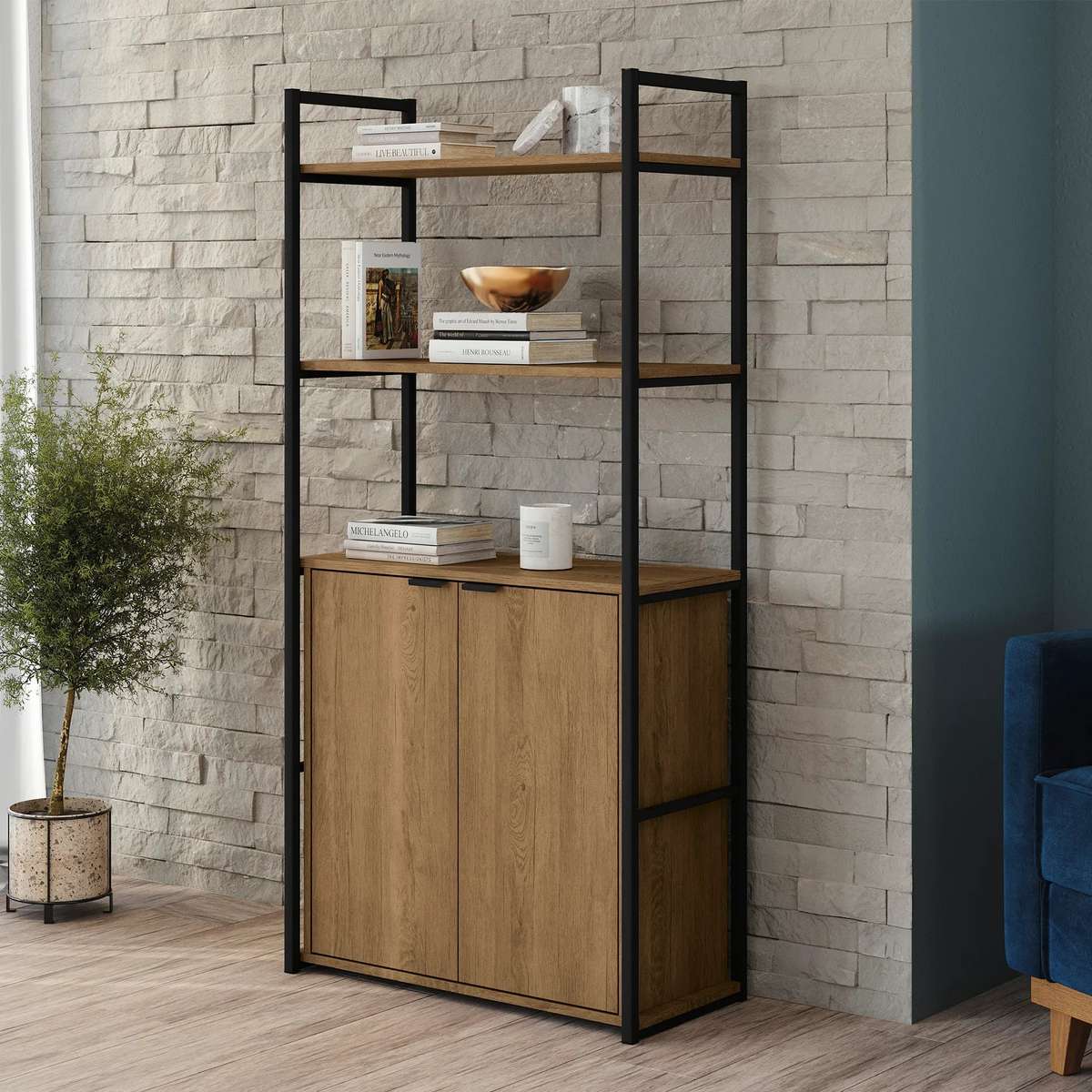 Raamia High Bookcase Shelf