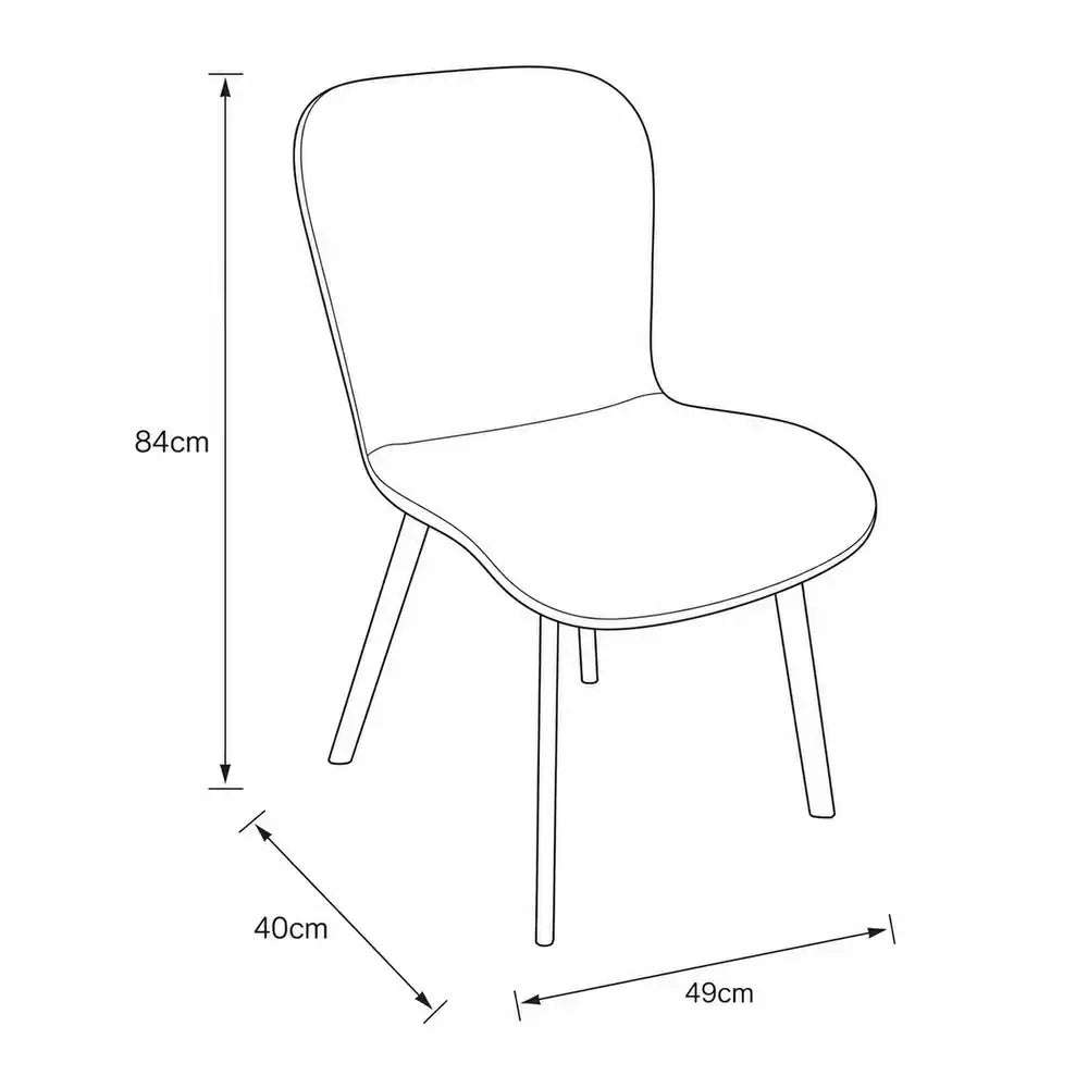 Oslo 5pc Dining Set Black-Grey