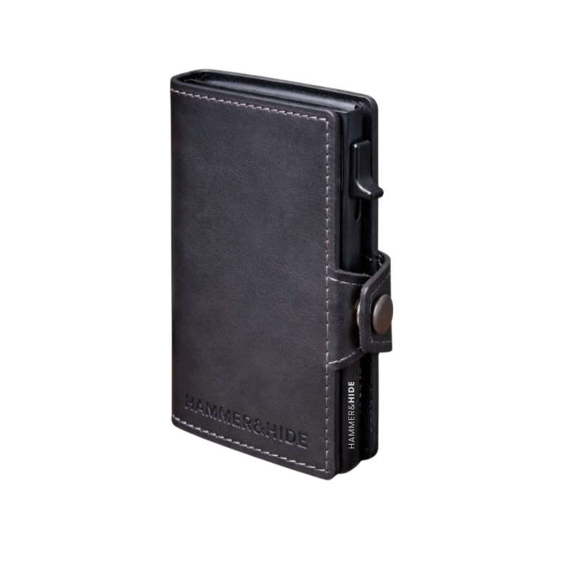 Reptronic Hammer&Hide Genuine Saddle Leather Pop-up Wallet