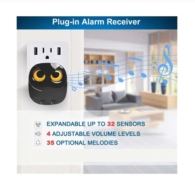 Reptronic DIY Owl - Eye Wireless Doorbell: RPTDB48 - 1R1B