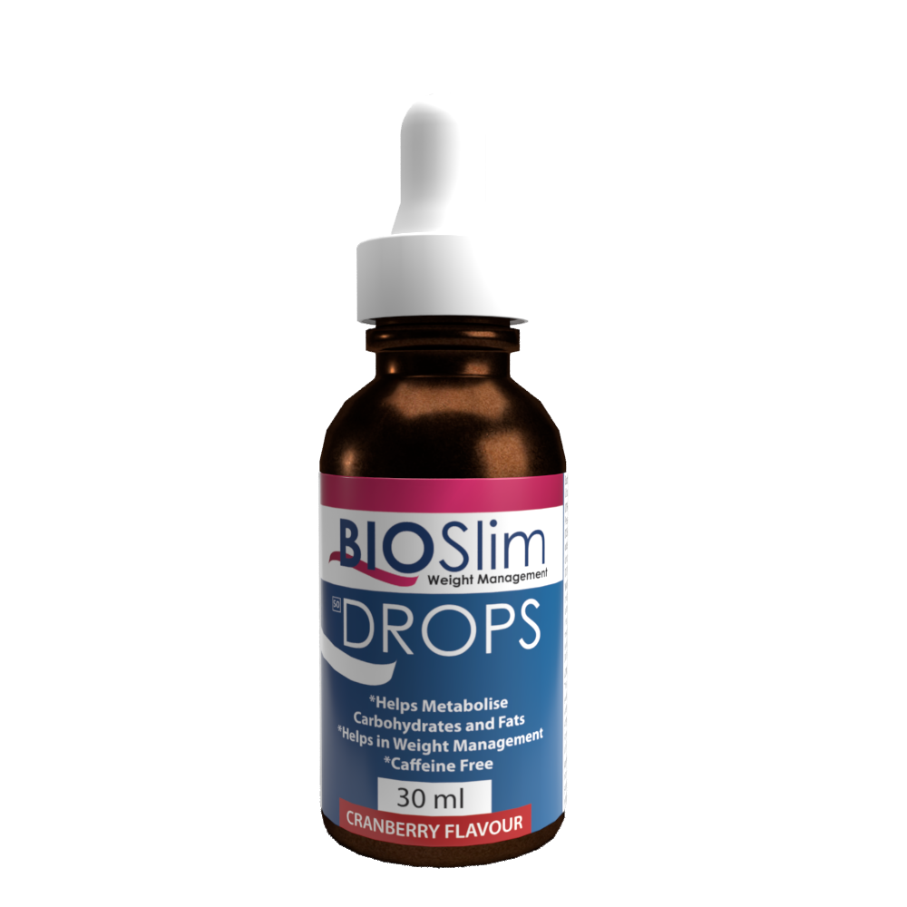 BioSlim Drops Cranberry Flavour 30ml