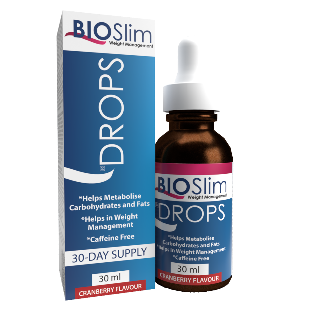 BioSlim Drops Cranberry Flavour 30ml