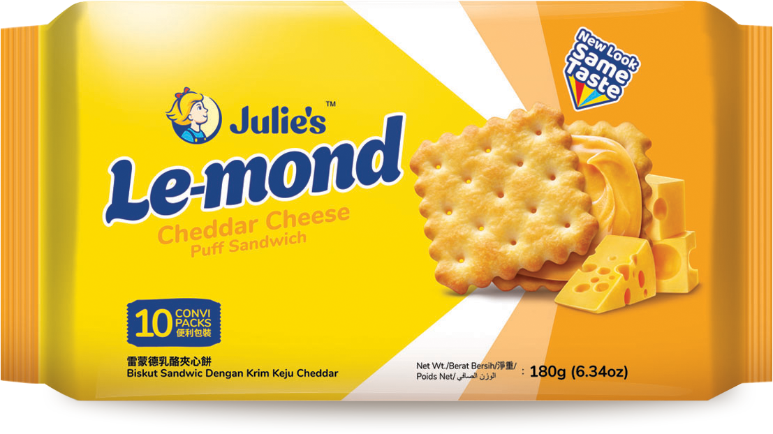 Julies LE MOND (Cheddar Cheese) Puff Sandwich 180g