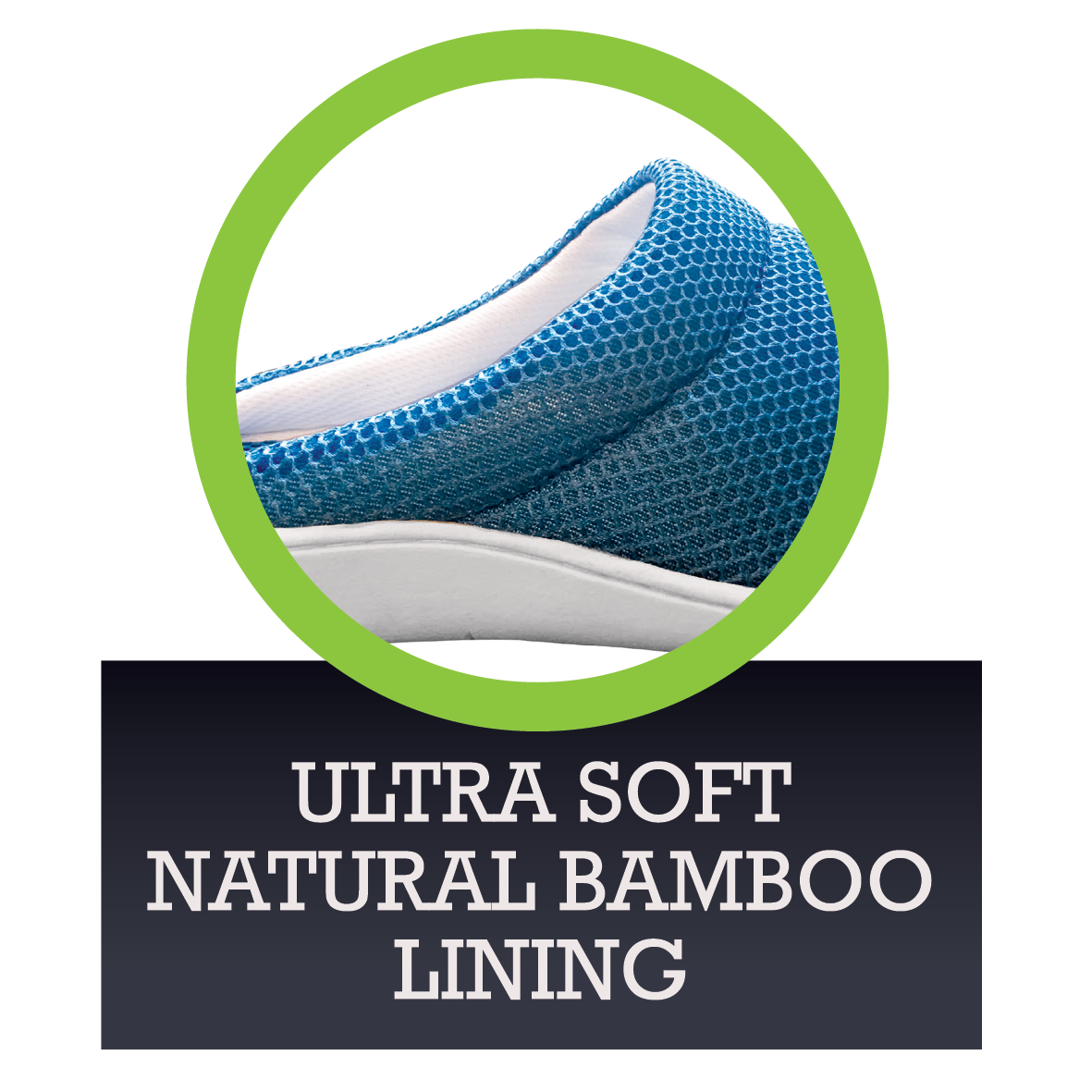 Bamboo Leisure Slipper - BLUE / XL