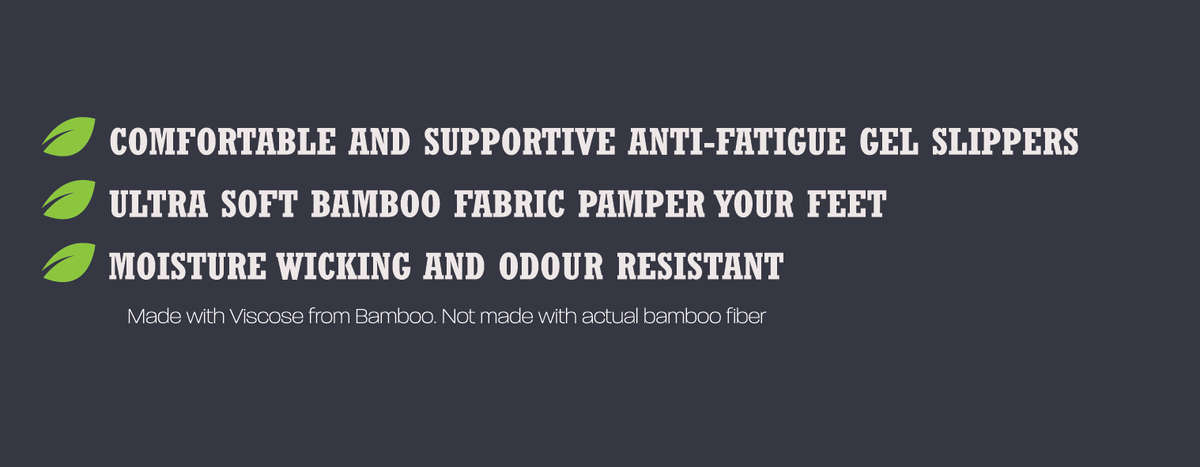 Bamboo Leisure Slipper - BLUE / XL