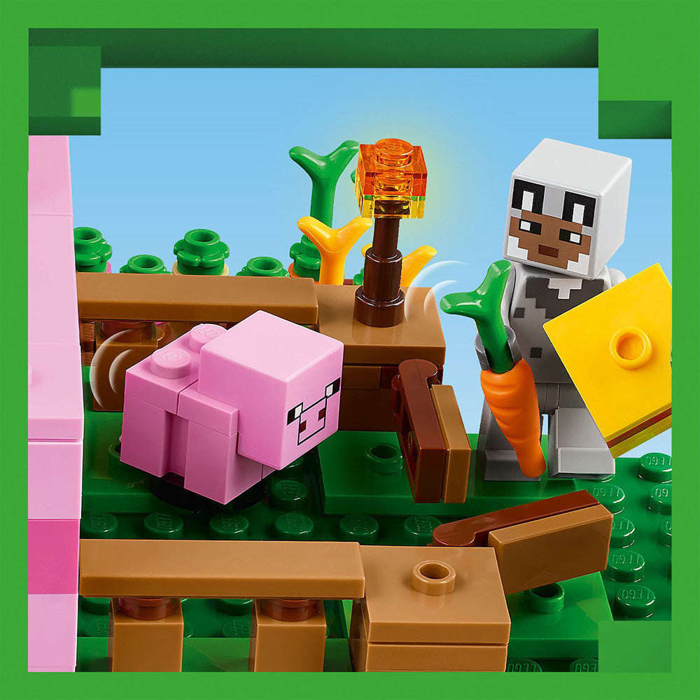 LEGO® Minecraft® The Baby Pig House with Animal Toys 21268