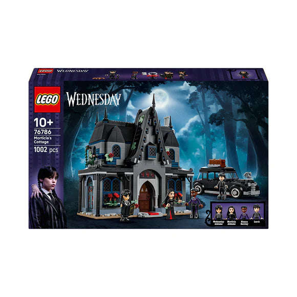 LEGO® Wednesday Morticias Cottage Halloween Gift, Model Building Kit 76786