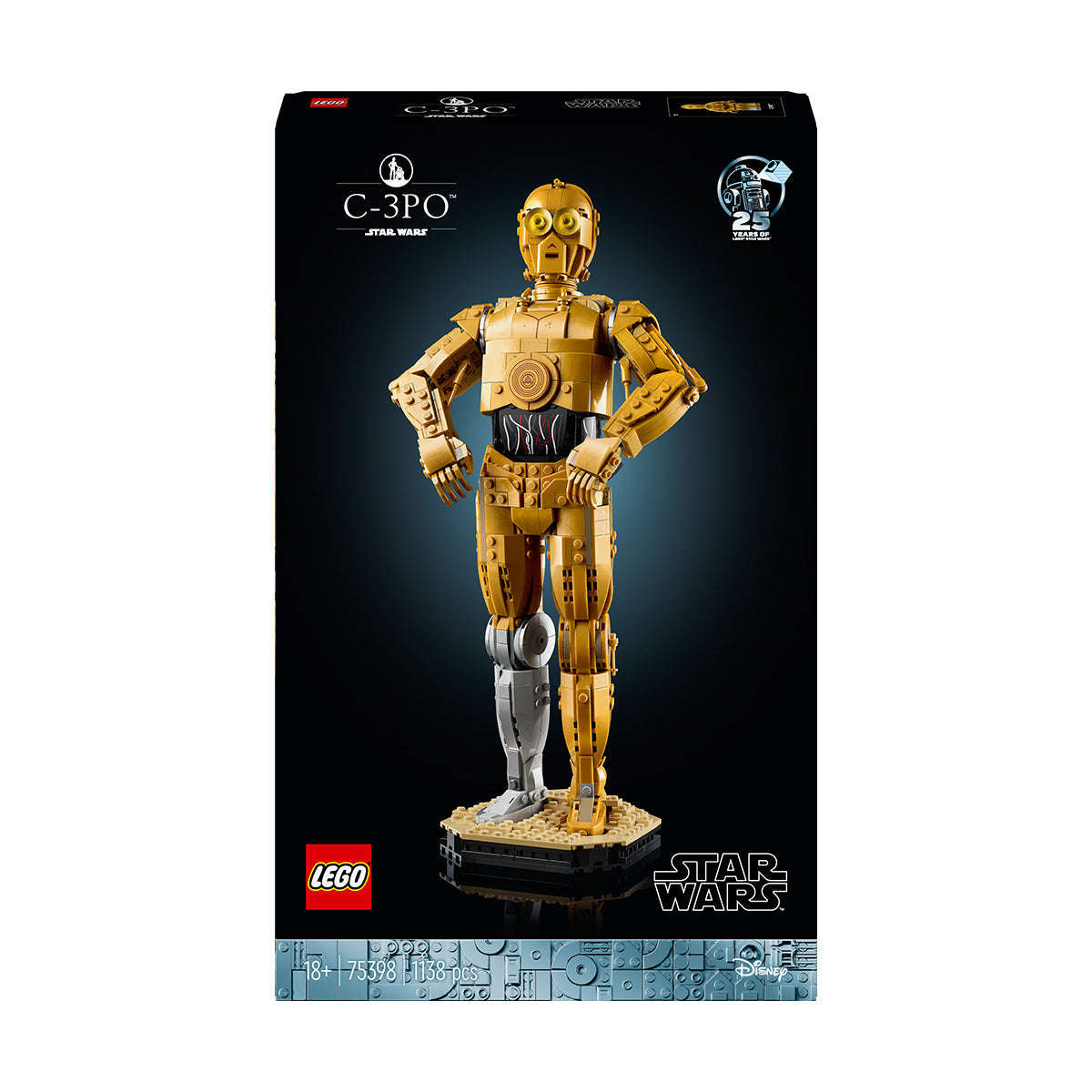 LEGO® Star Wars C-3PO Character, Figure Set for Adults 75398