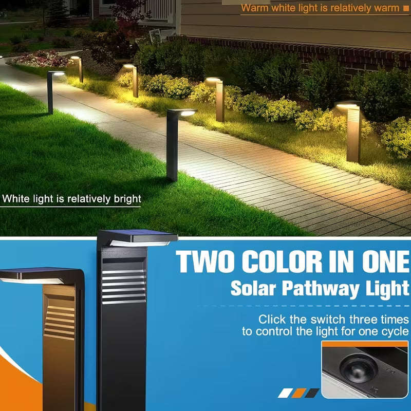 Solar Pathway Lights  Outdoor Garden Lighting, 30 LED, IP65 Waterproof