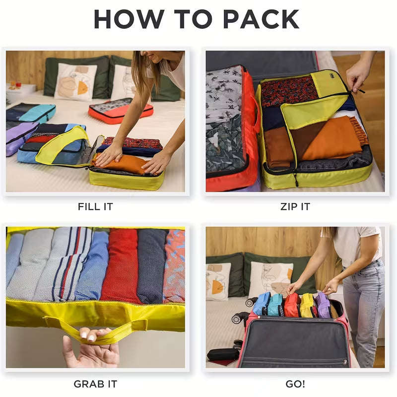Breathable, Durable Mesh Storage Bags - 5 pack