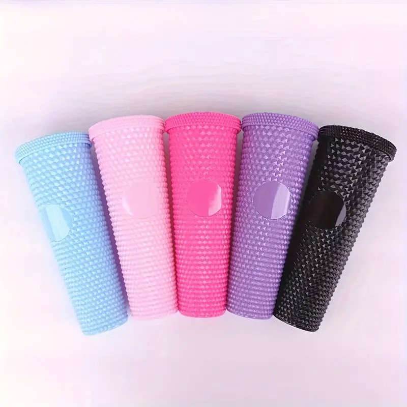 3PC Diamond Studded Super Cool Tumbler Set-Black