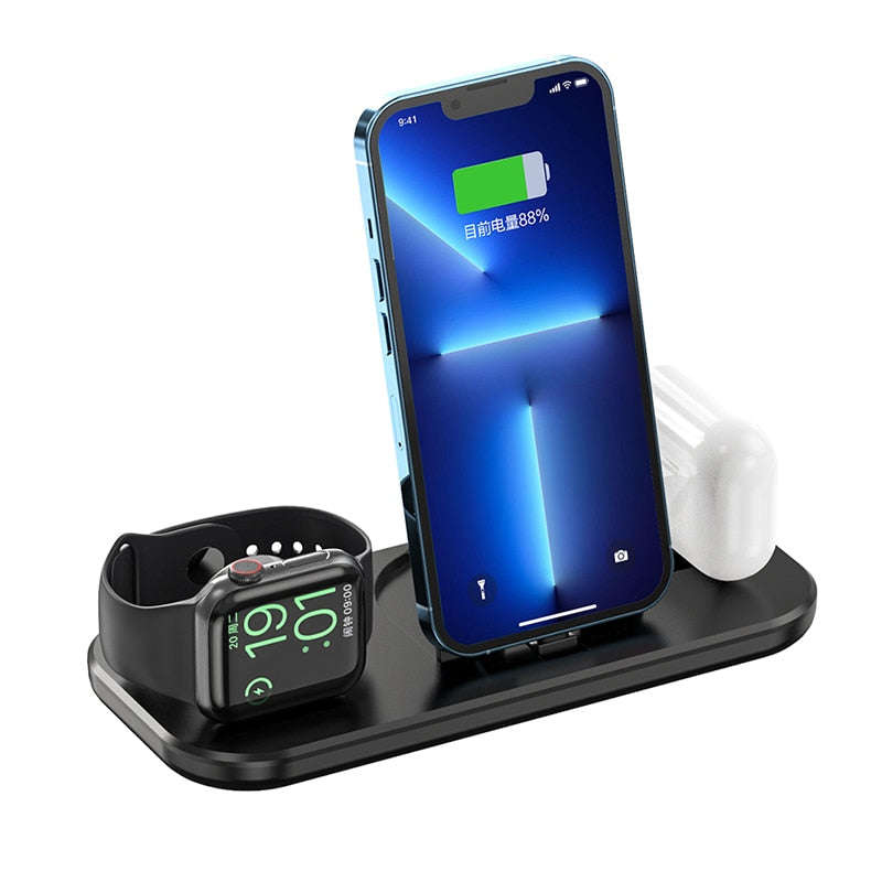 3 in 1 - 10W Charger Stand For IPhone-WHITE