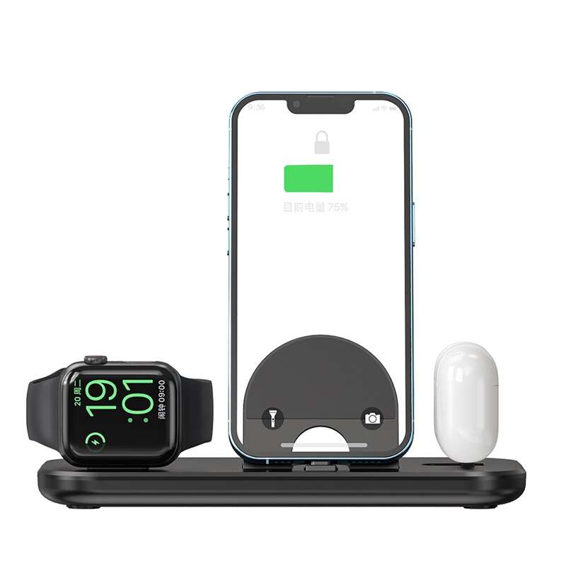 3 in 1 - 10W Charger Stand For IPhone-WHITE