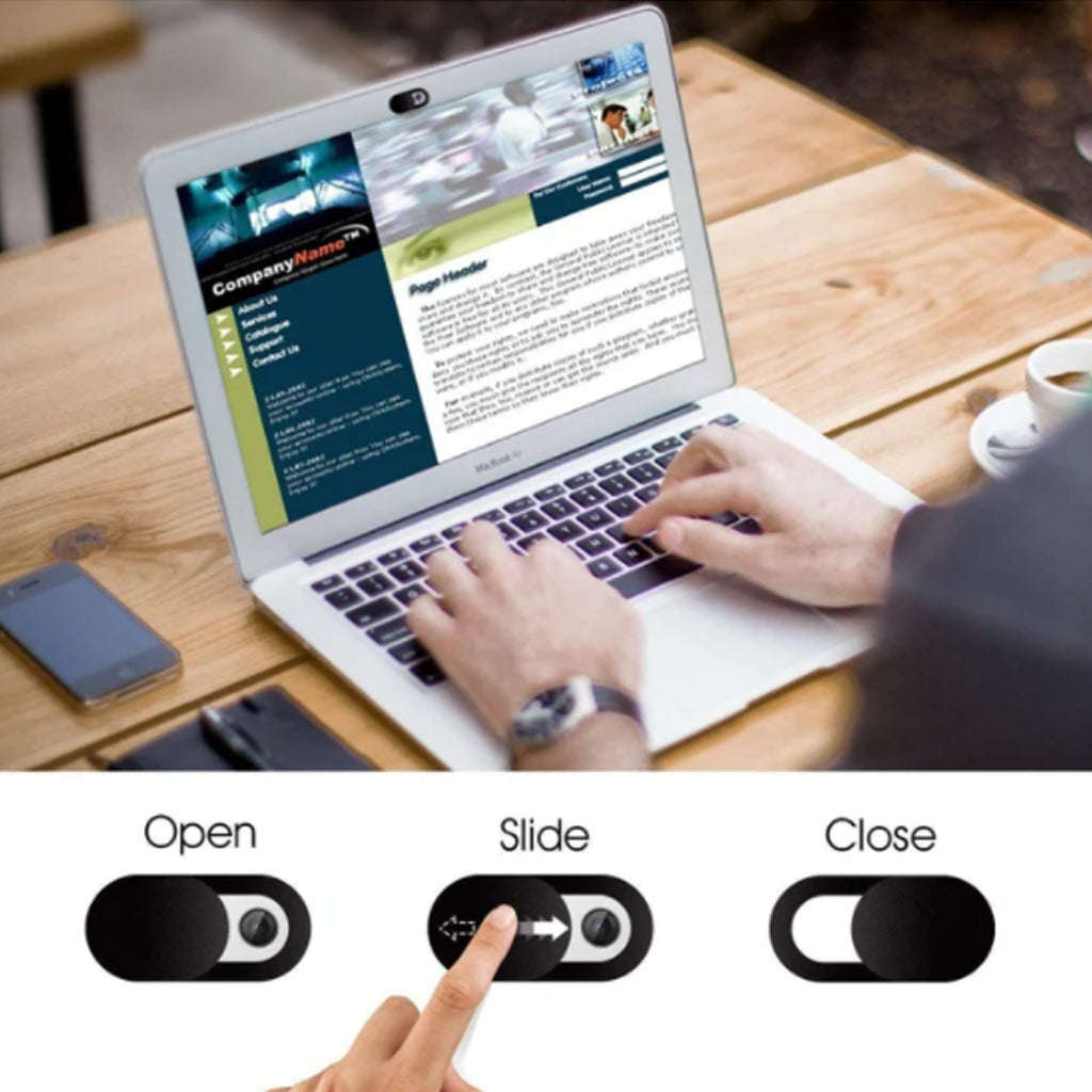 Pack of 2 Ultra-Thin Protective Camera Covers
