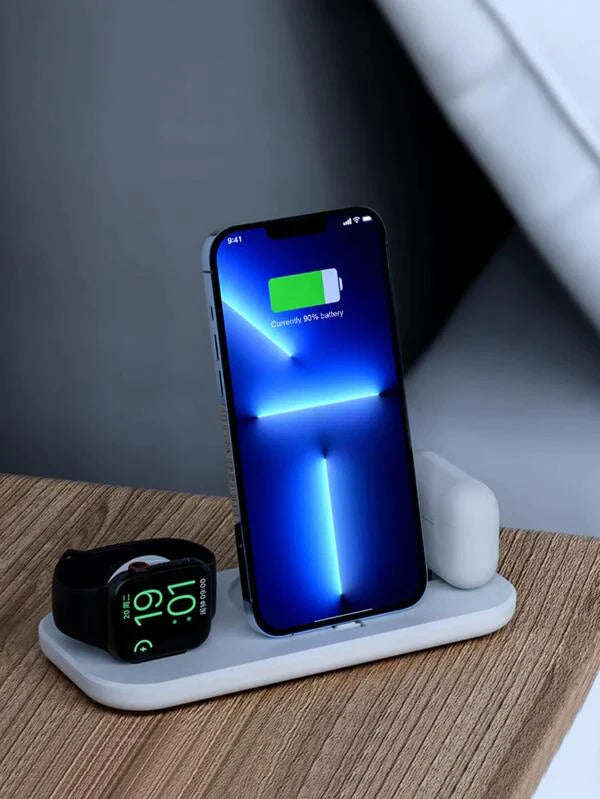 3 in 1 - 10W Charger Stand For IPhone-WHITE