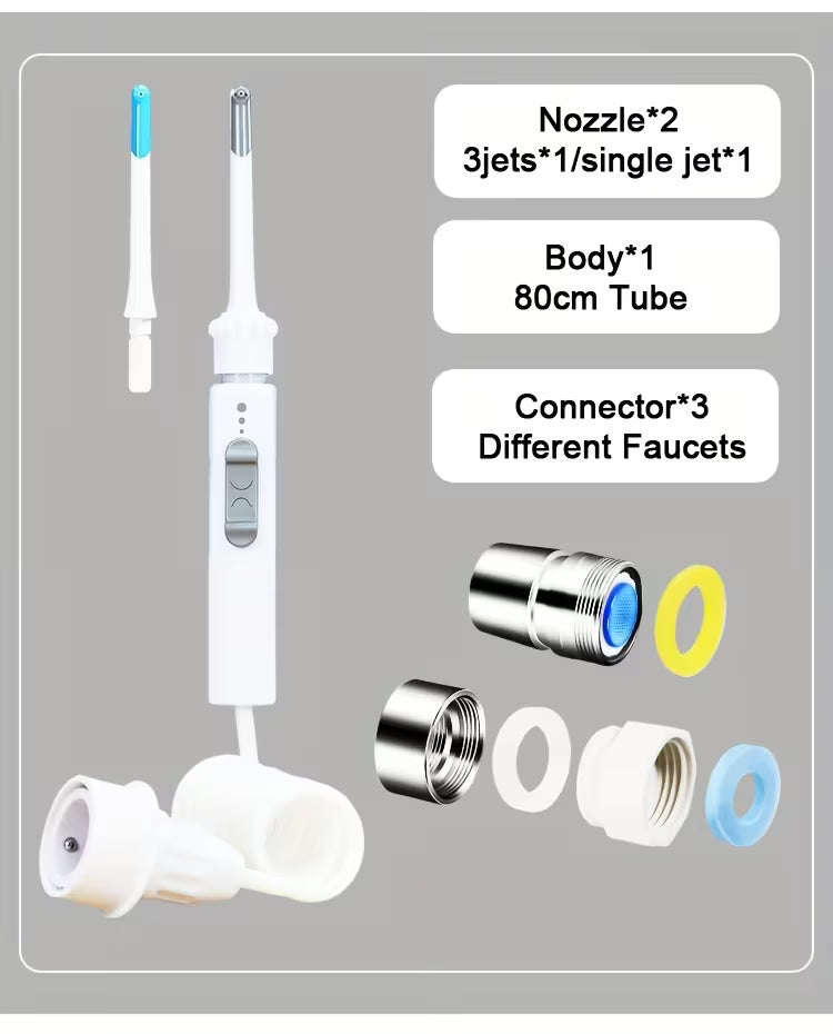 Faucet-Connected Oral Irrigator  Portable Dental Water Flosser
