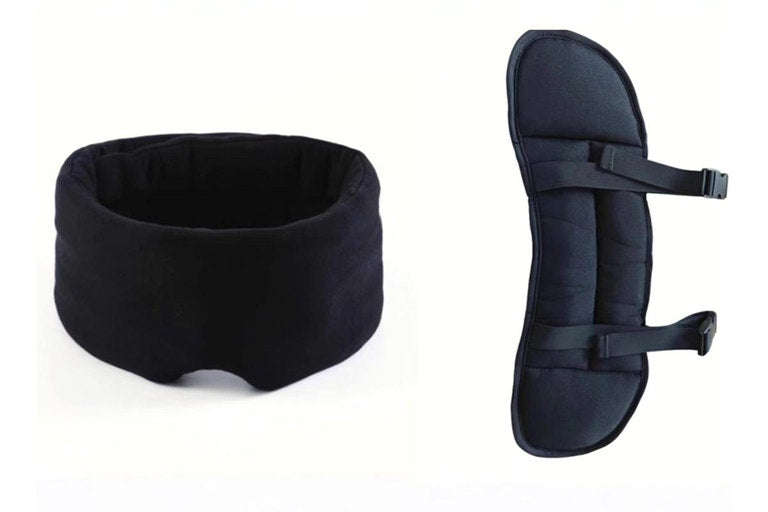 StableSleep Travel Pillow with Eye Mask
