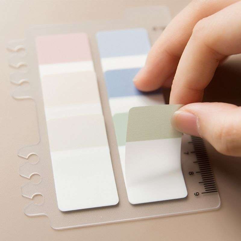 Sticky Note Index Tabs with Binder Attachment