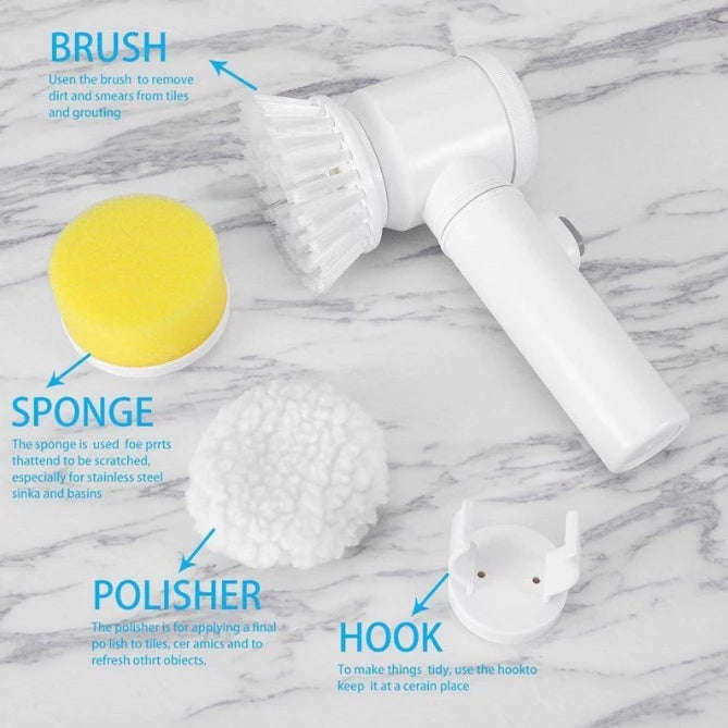 Handheld Wireless Electric Cleaning Brush
