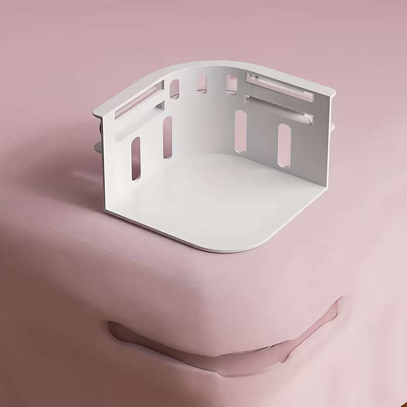 Bed Sheet Holder  Corner Locking Clips - White