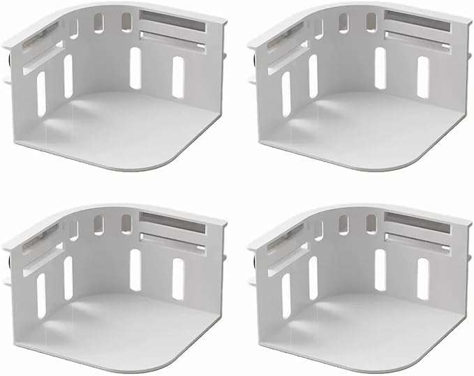 Bed Sheet Holder  Corner Locking Clips - White