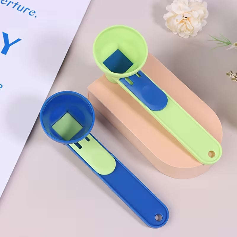 PowderPro Sliding Funnel Scoop - Blue