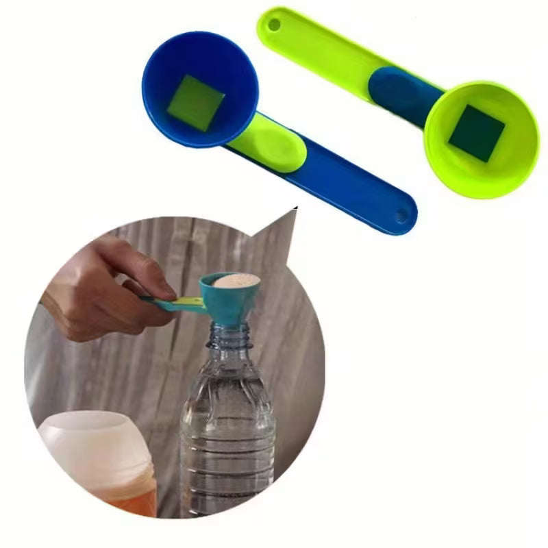PowderPro Sliding Funnel Scoop - Blue