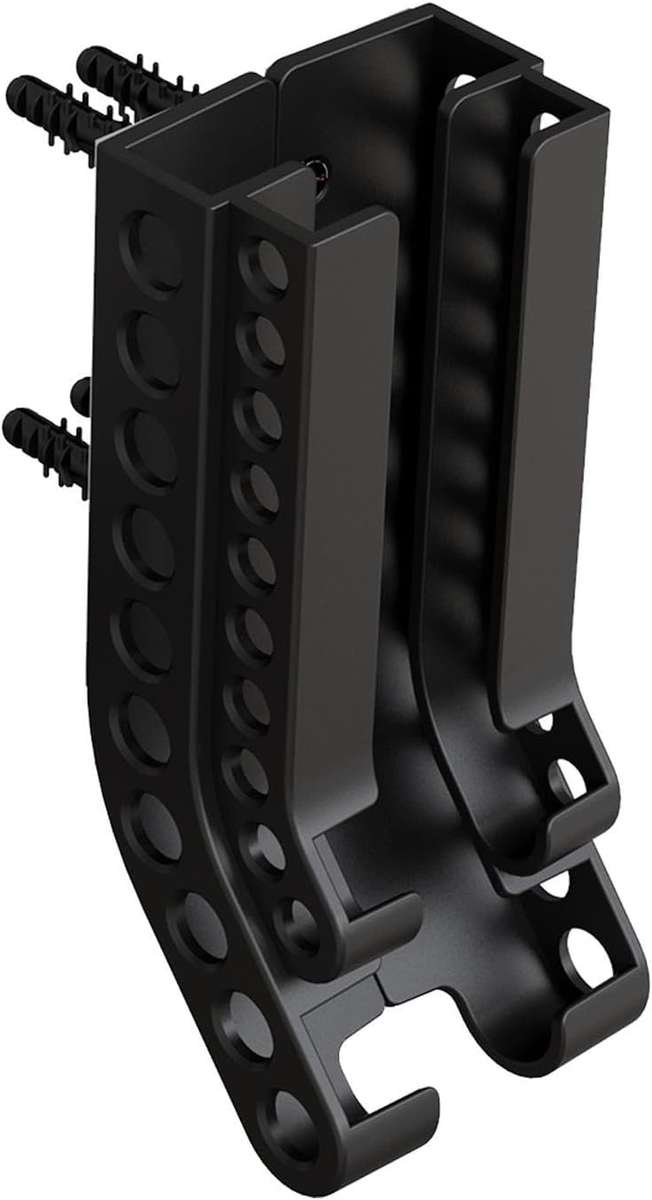 PowerDock AA/AAA WallMounted Battery Organizer 