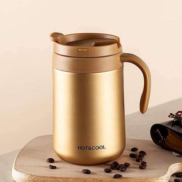500ml Coffee Mug Vacuum Insulated-Black