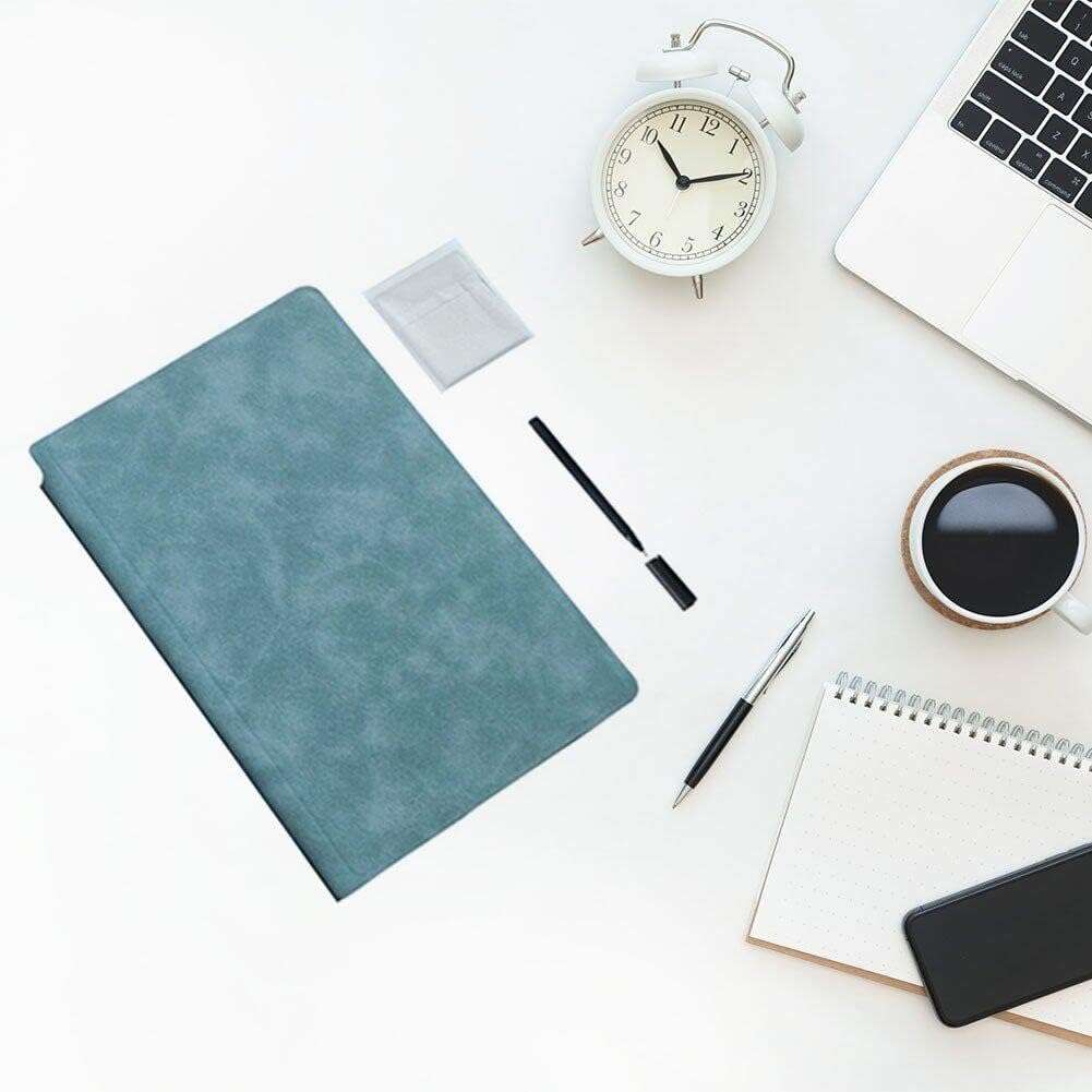Reusable PU Leather Whiteboard Notebook/Pink