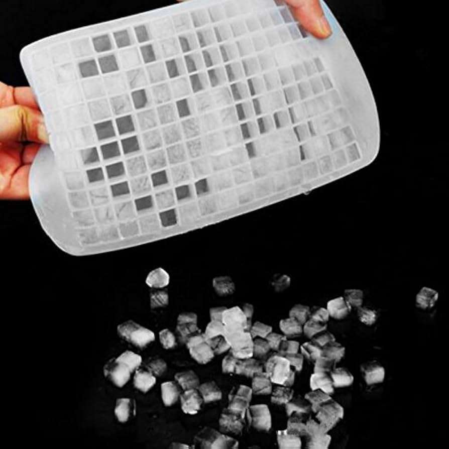 160 Square Silicone Ice Tray