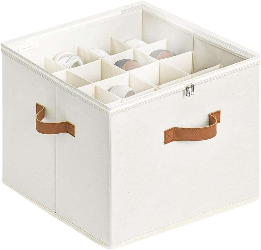 Foldable Shoe Cubby Organizer  Holds Up to 16 Pairs