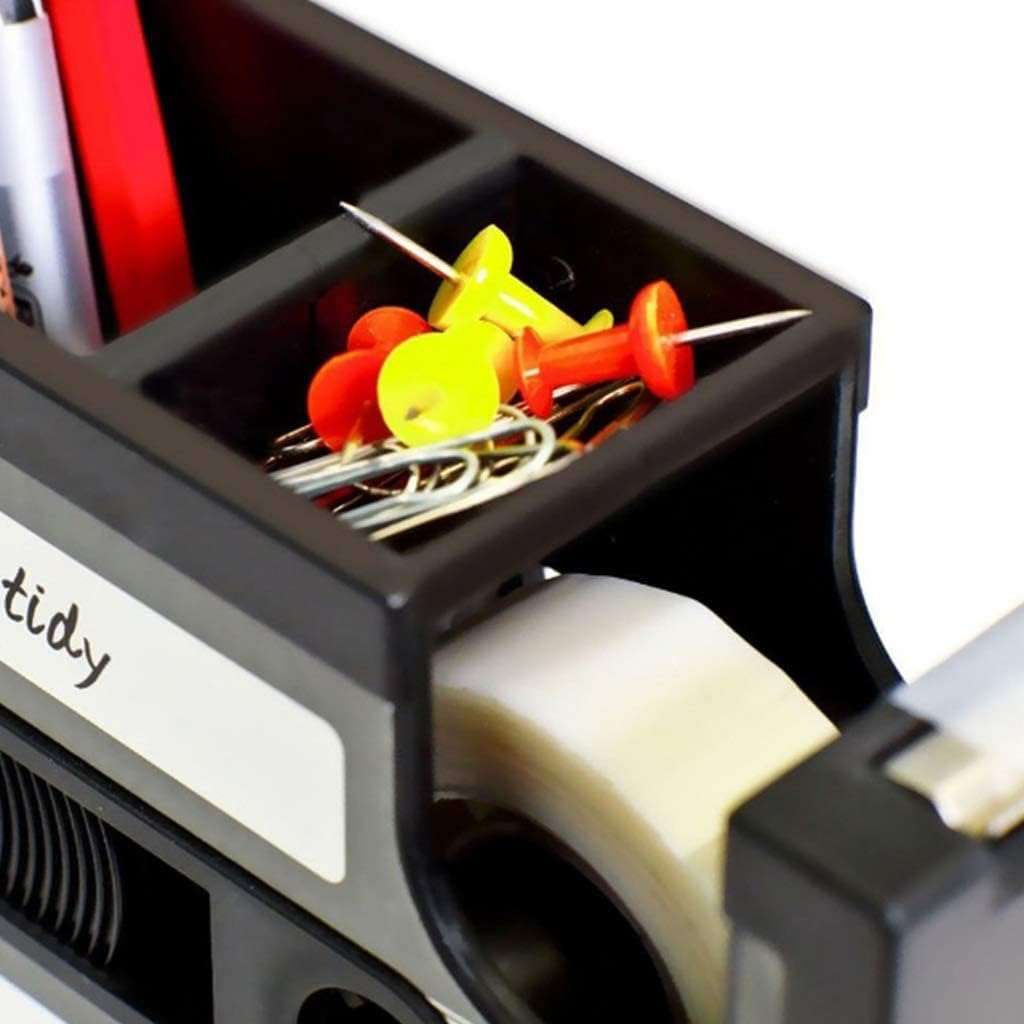 Retro Cassette Tape Dispenser &, Stationery Holder - Pink