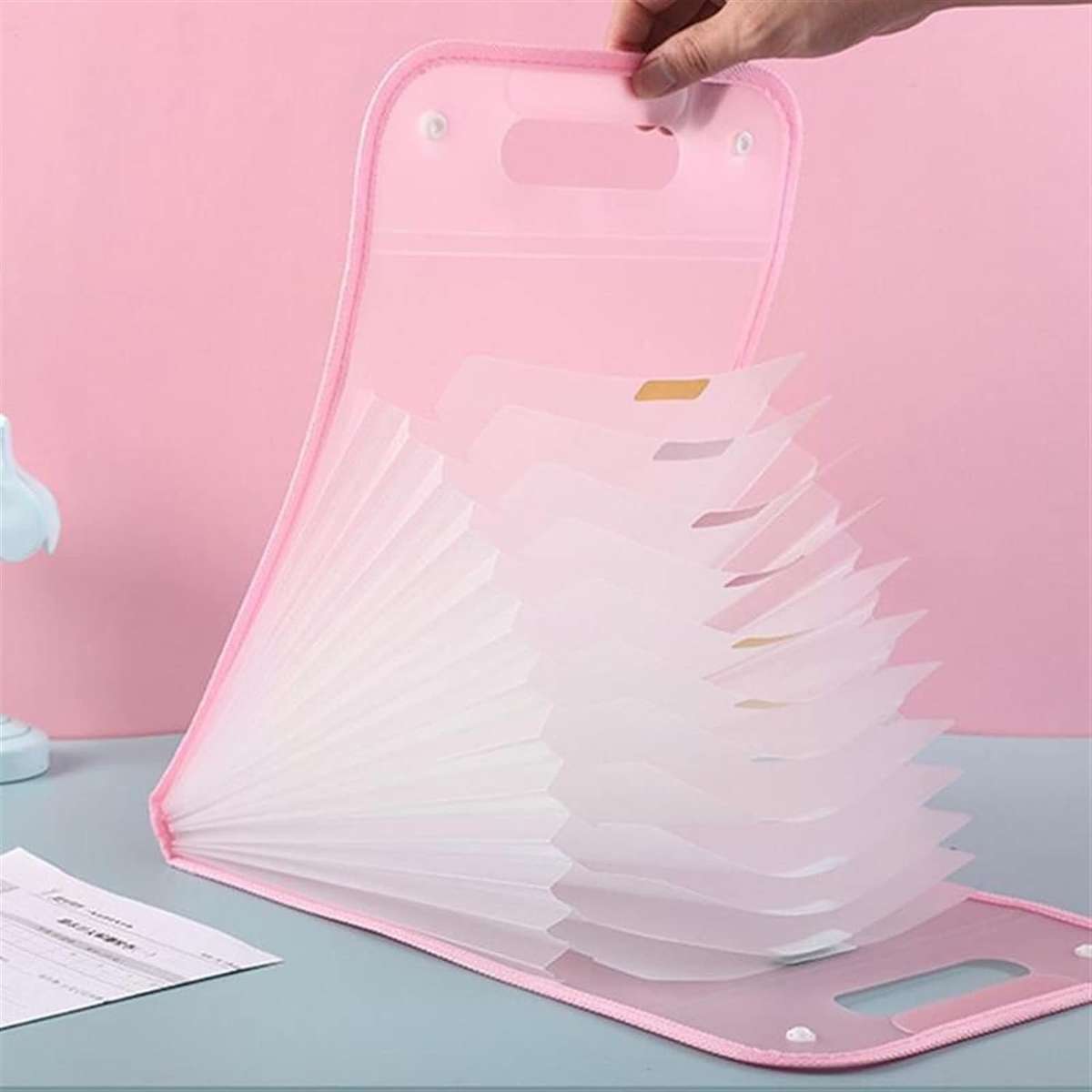 A4 Expanding Storage Folder - 300 Page/White