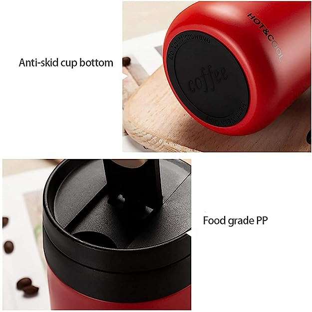 500ml Coffee Mug Vacuum Insulated-Black