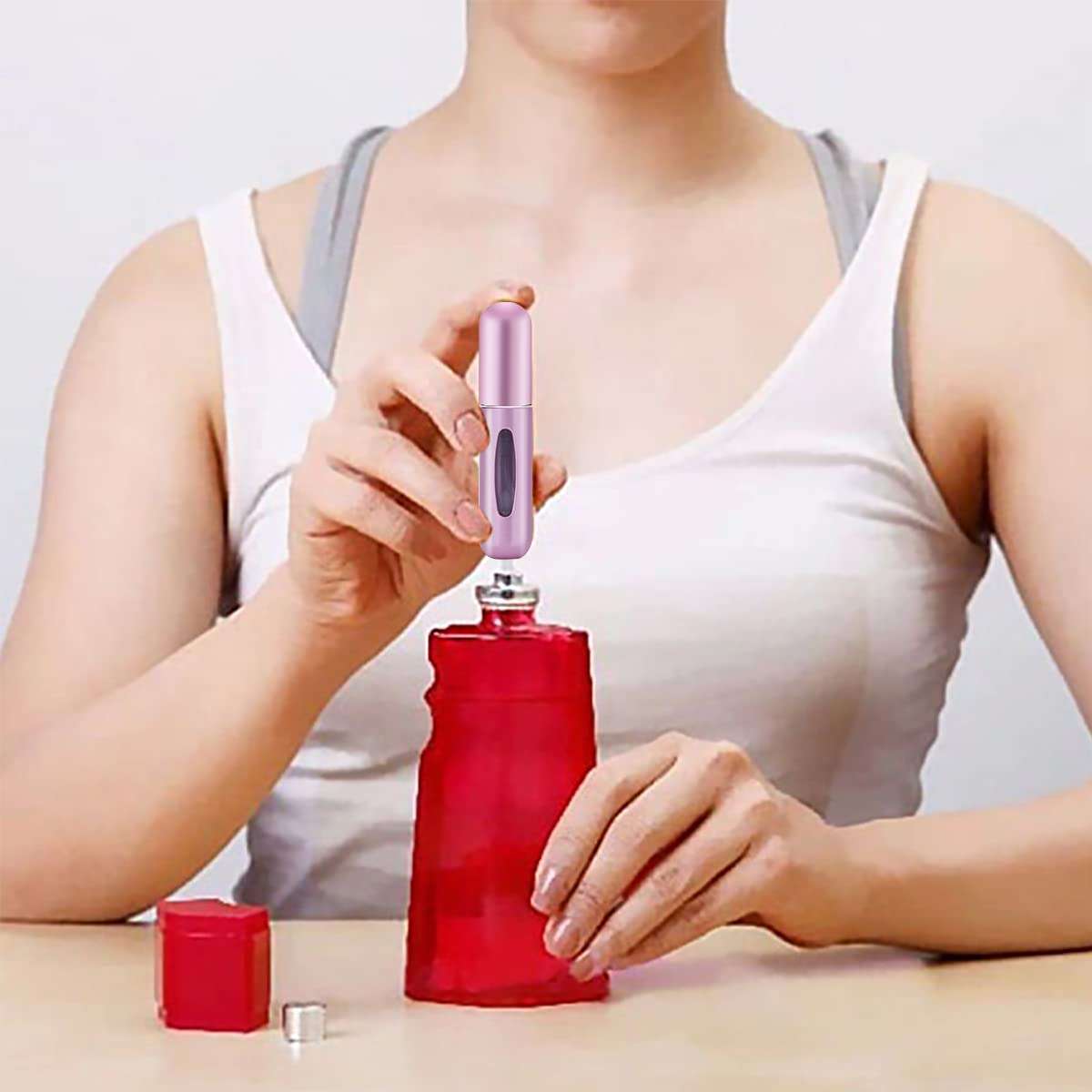 Refillable Travel Perfume Bottle - 5ml/Purple