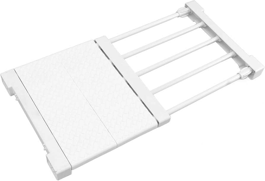 Tension Shelf Expandable Storage Rack  Adjustable Closet Cabinet Divider (29 cm  47.5 cm)