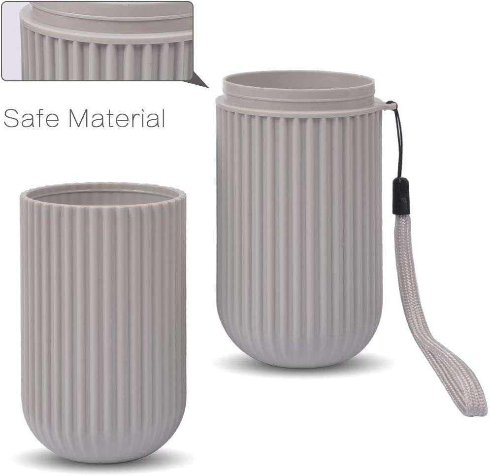 Portable Travel Toothbrush Case-GREY