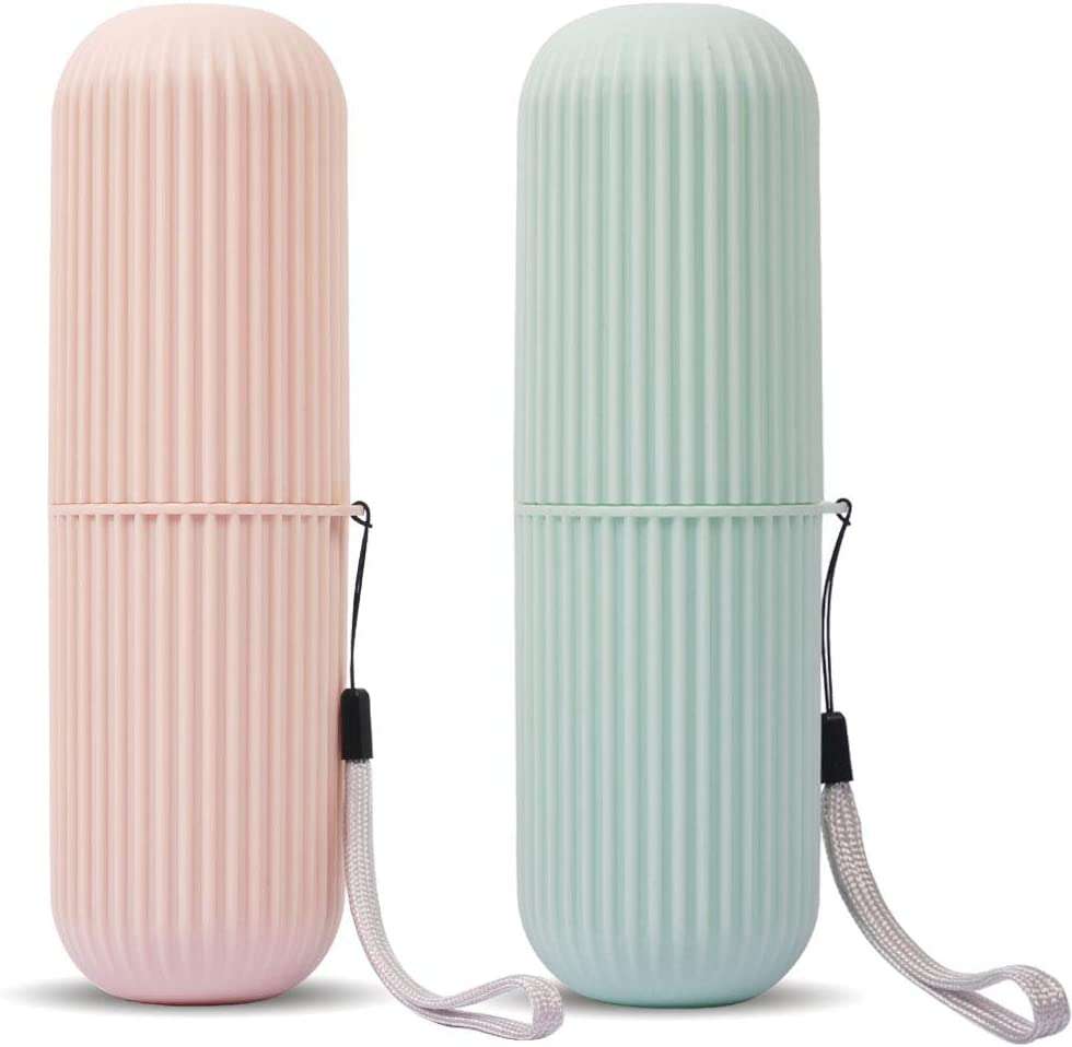 Portable Travel Toothbrush Case-GREY