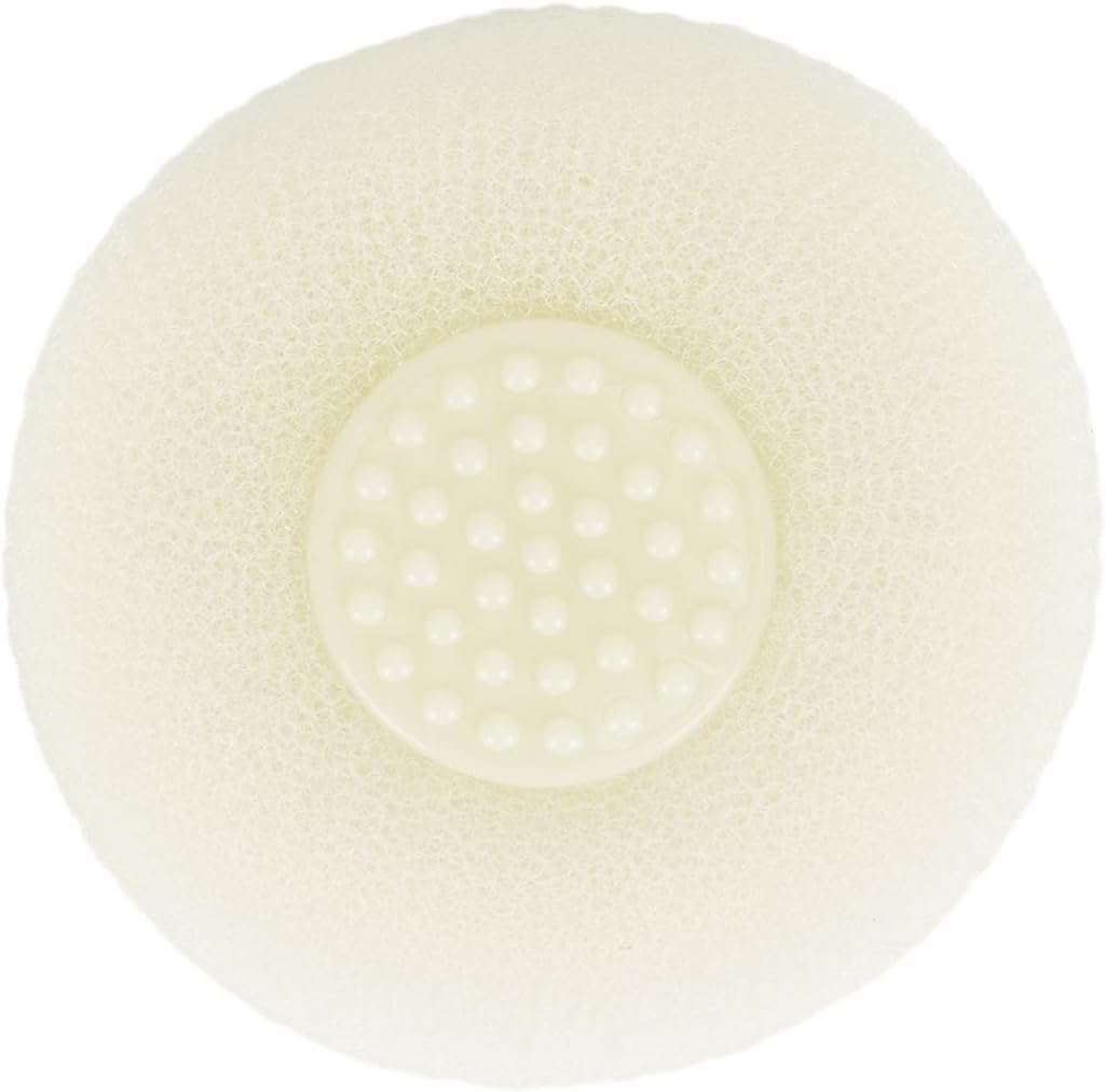 Body Loofahs  Shower Bath Exfoliating Scrubbers with Suction Cup - White