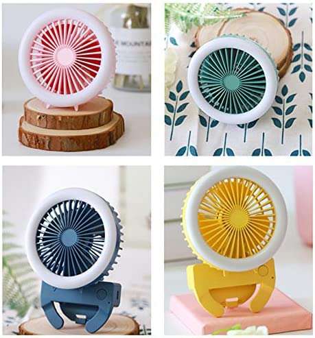 Selfie Phone Camera Ring Light Fan-YELLOW