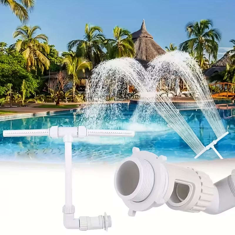 Dual Nozzle Pool Waterfall Fountain