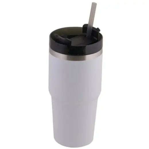 DualSip 600ml Double Wall Travel Tumbler - Black