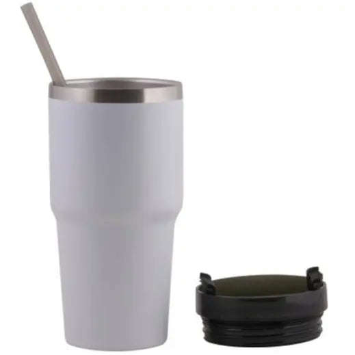 DualSip 600ml Double Wall Travel Tumbler - Black