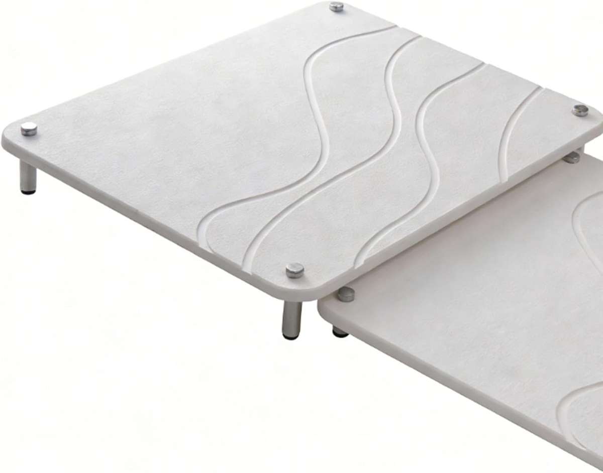 QuickDry Stone Dish Mat Set - Grey