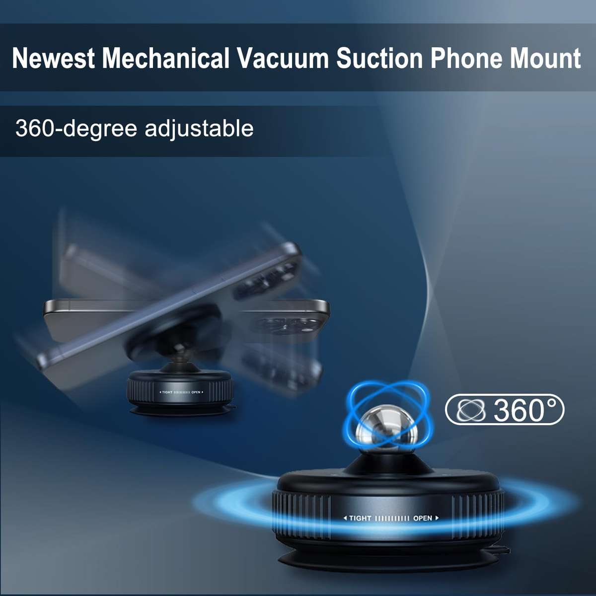 LockGrip Vacuum Magnetic Mount - White