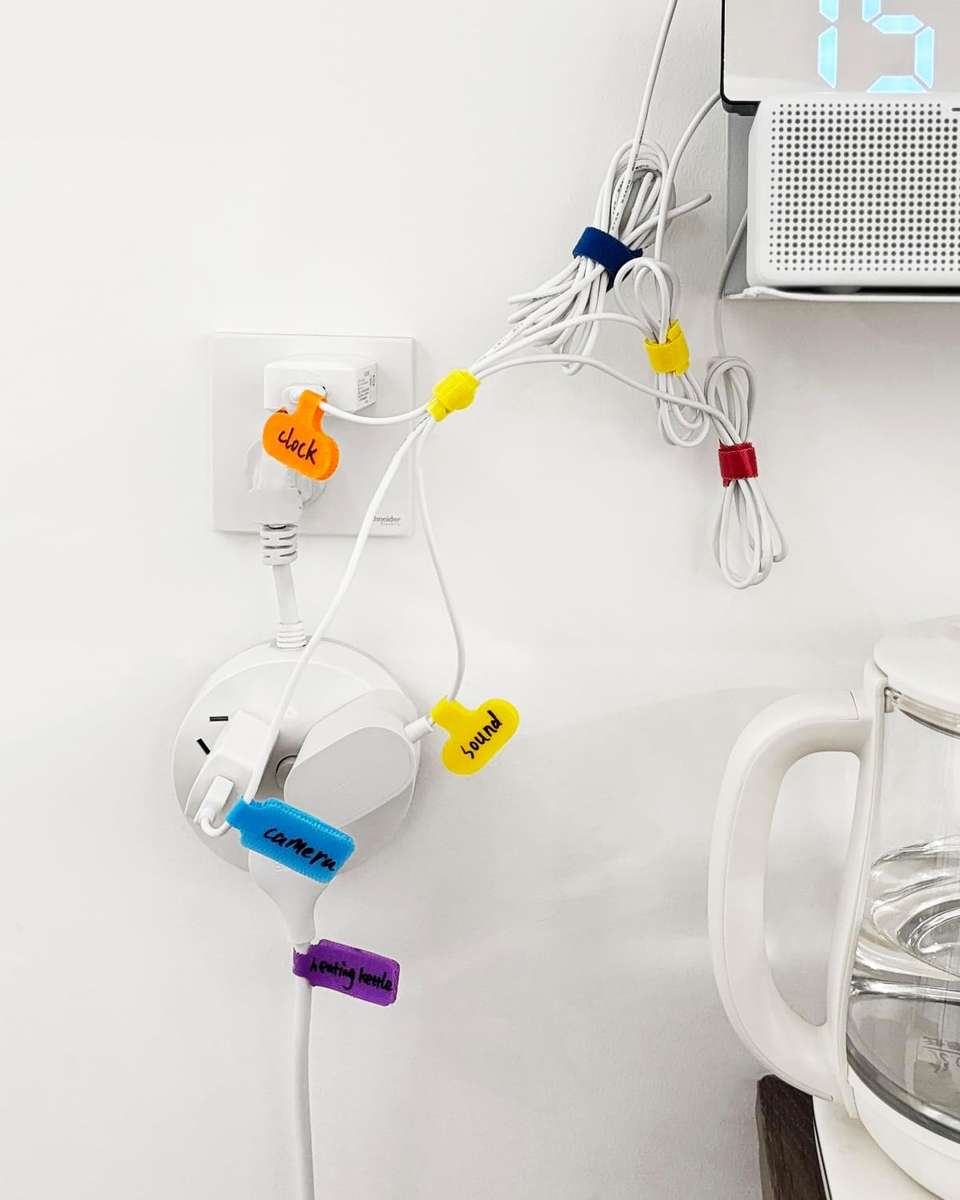 Easy-to-Write Cable Labels - 32 Pack