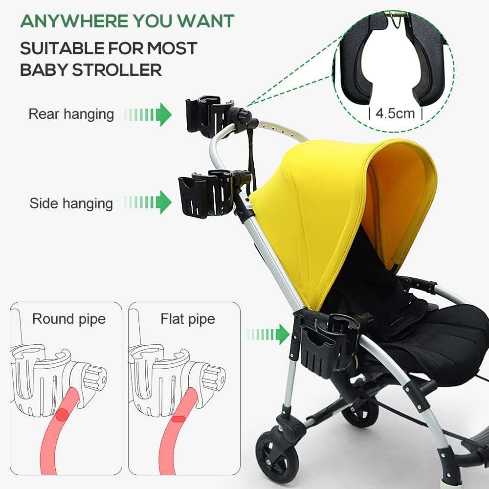 Cup Holder with Phone Holder for Bikes/Prams
