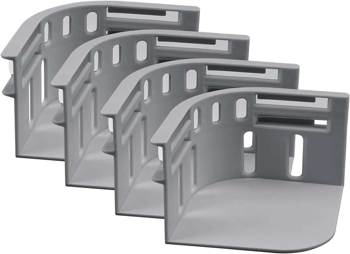 Bed Sheet Holder  Corner Locking Clips - White